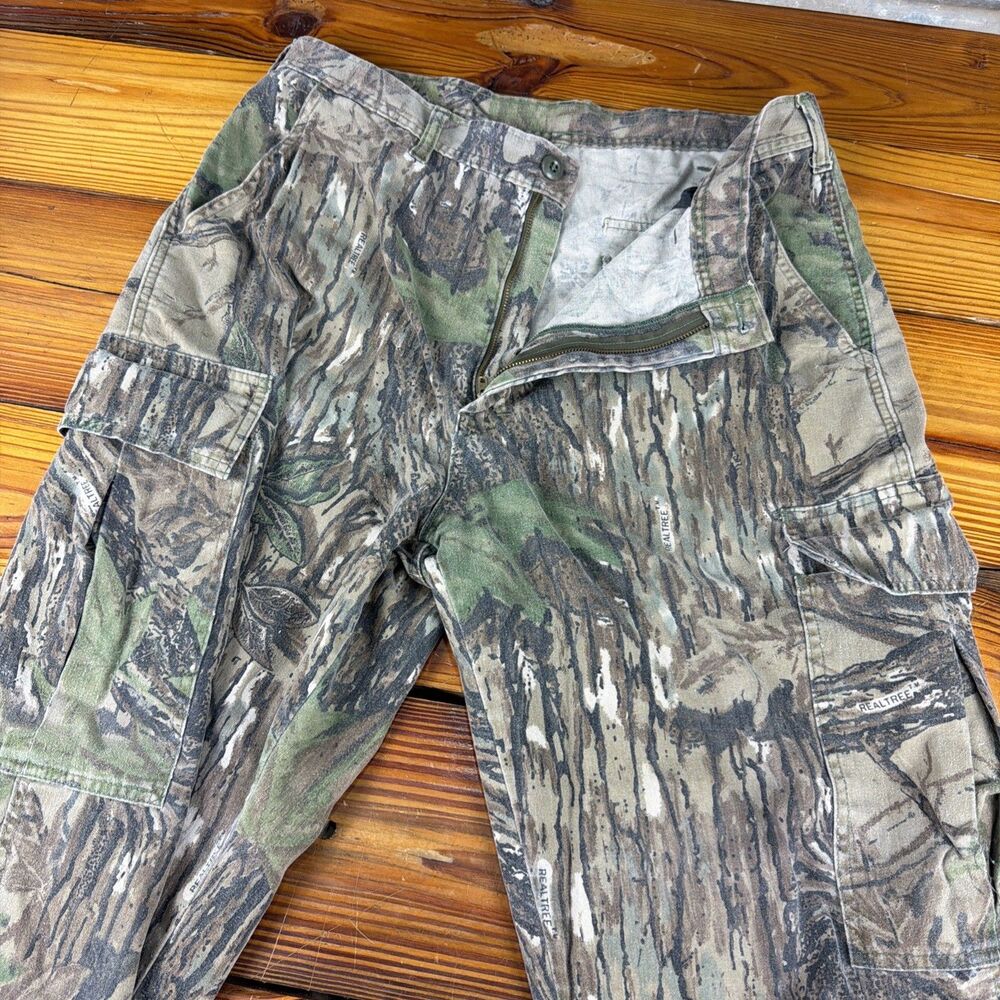 Vintsge Spartan Realtree Camo Cargo Pants 36x34 Made in USA